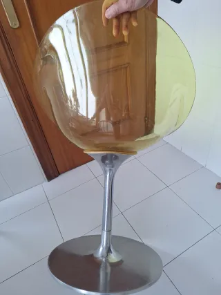 Sedia Eros Kartell Gialla Trasparente