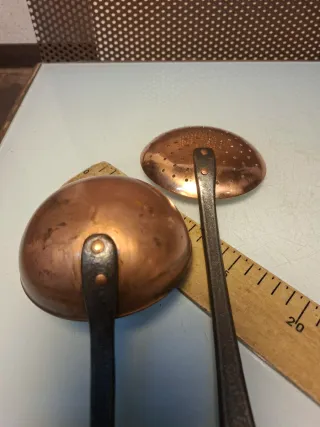 Utensilios cocina cobre y metal