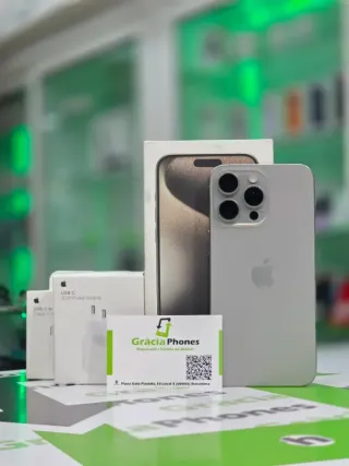 iPhone 15 Pro Max 256GB 100% Batería Semi-Nuevo