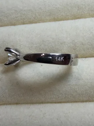 Anillo Oro 14k Diamante LAB VS1 1ct