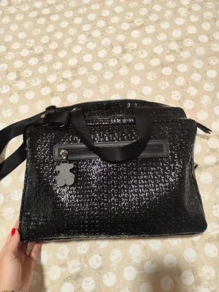 Maletín Tous Negro Charol