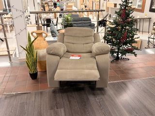 Sofá Relax Beige Terciopelo - Nuevo de paquete