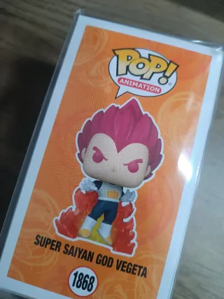 Funko Pop! CHASE 1868 Vegeta Saiyan God Dragon Bal