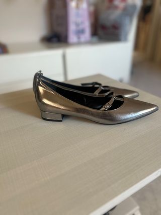 Scarpe eleganti donna argento