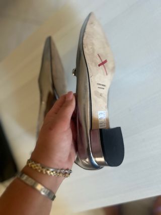 Scarpe eleganti donna argento