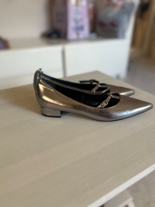 Scarpe eleganti donna argento