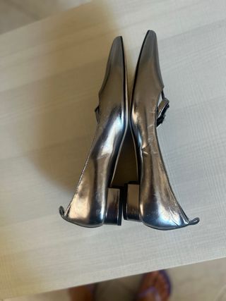 Scarpe eleganti donna argento