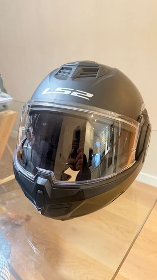 Casco modular LS2 Advant negro mate
