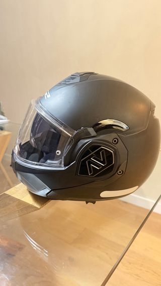 Casco modular LS2 Advant negro mate