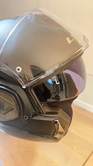 Casco modular LS2 Advant negro mate