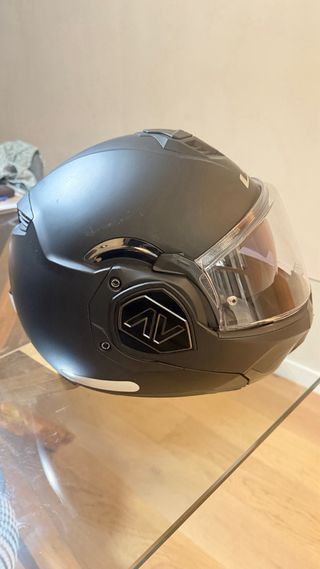 Casco modular LS2 Advant negro mate