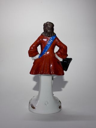 Statuina Sitzendorf Uomo con Cappello