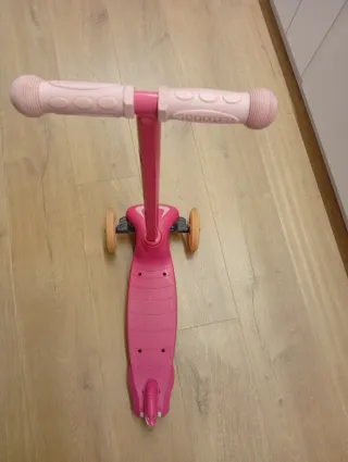 Patinete infantil 3 ruedas rosa