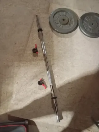 Barra de pesas 10 kg