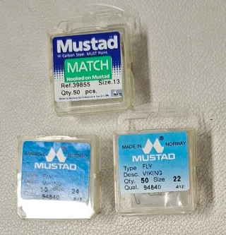Anzuelos Mustad Norway para hacer moscas