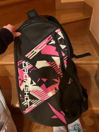 Paletero Drop Shot Negro y Rosa