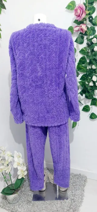 Pijama Polar Largo Mujer XL