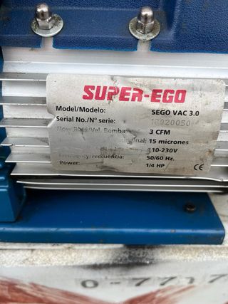 Bomba de vacío Super-Ego SEGO VAC 3.0