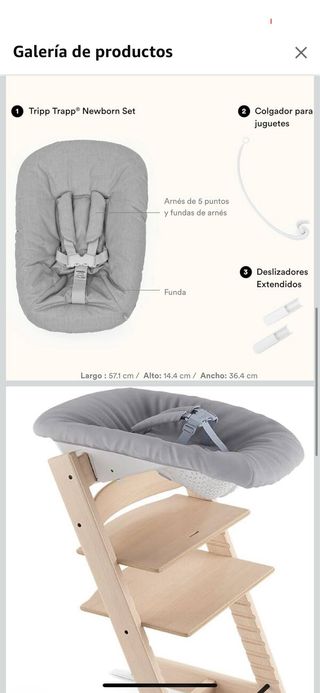 Silla Stokke Tripp Trapp + Newborn Set