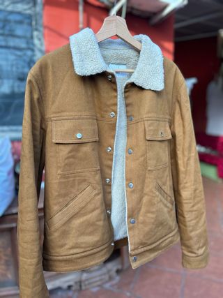 Giacca foderata in sherpa