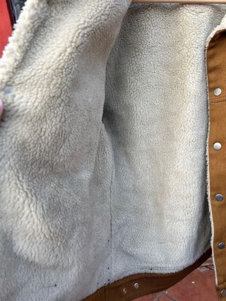 Giacca foderata in sherpa