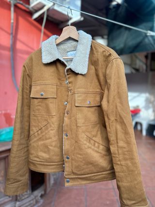 Giacca foderata in sherpa