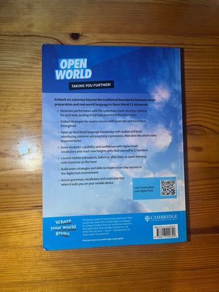 Libro Inglés Cambridge C1 Advanced ‘Open World’