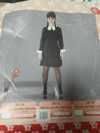 Disfraz Miércoles Talla M