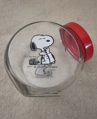 Barattolo biscottiera Snoopy Cerve 80s