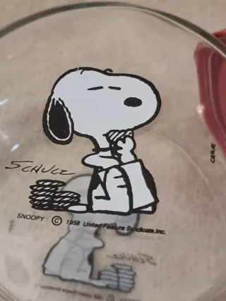 Barattolo biscottiera Snoopy Cerve 80s