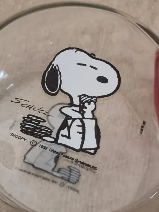 Barattolo biscottiera Snoopy Cerve 80s