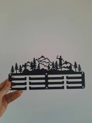 Colgador de medallas montaña runner