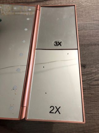 Espejo tocador con luz