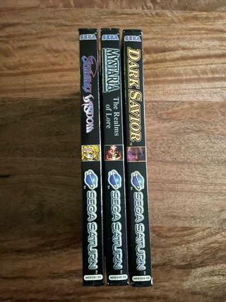 Lote 5 Videojuegos Sega Saturn