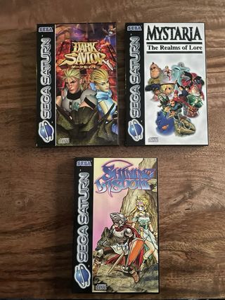 Lote 5 Videojuegos Sega Saturn