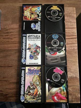 Lote 5 Videojuegos Sega Saturn