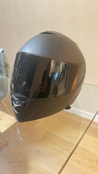 Casco LVS Negro Mate Talla L