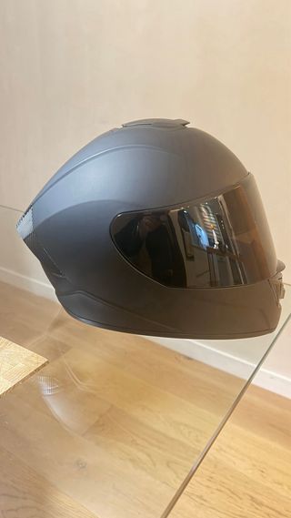 Casco LVS Negro Mate Talla L