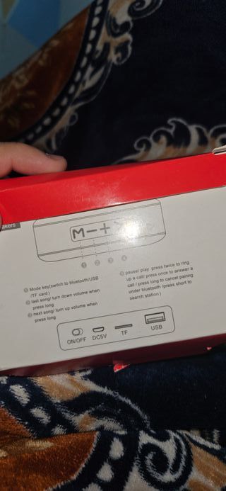 Altavoz Bluetooth Negro