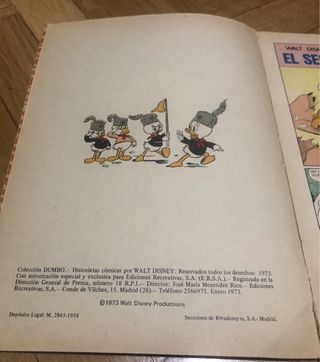 Comic Dumbo 96 Ersa Disney El secreto del glaciar