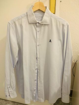 Camisa Scalpers Talla 40 Azul Claro