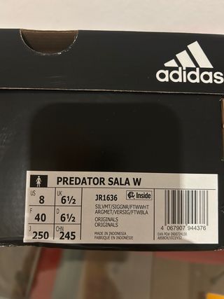 Adidas Predator Sala W Verde/Plata