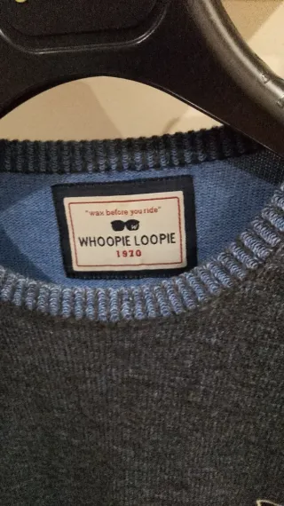 Maglioncino Whoop & Loupe Uomo Grigio Taglia M