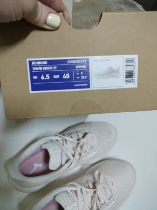 Zapatillas Mizuno Wave Rider 29 Rosa/Blanco