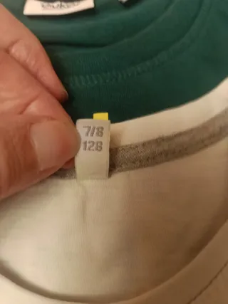 Set 3 magliette bambino manica lunga 7-8 anni