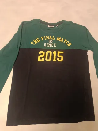 Set 3 magliette bambino manica lunga 7-8 anni