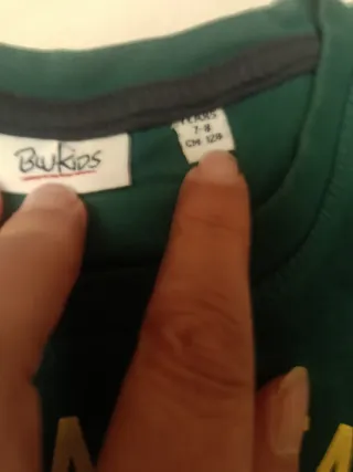 Set 3 magliette bambino manica lunga 7-8 anni