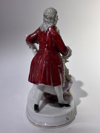 Statuina Capodimonte Coppia Barocca