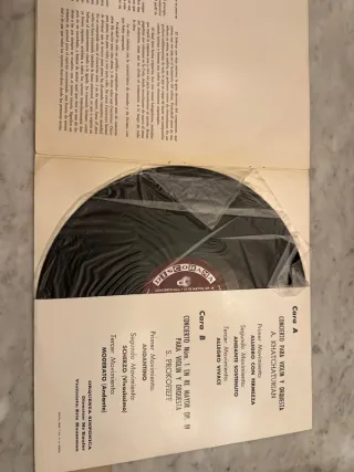 Vinilo Khatchaturian Concierto para Violín