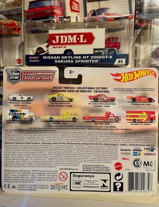 Hot Wheels Team Transport Porsche 962 momo #6